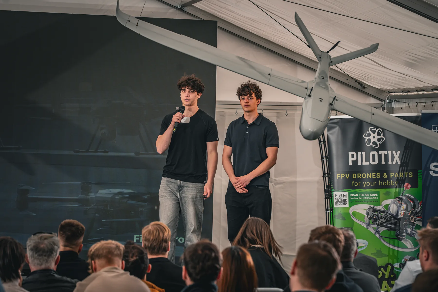 Presenting ATLAS at Milovice airport